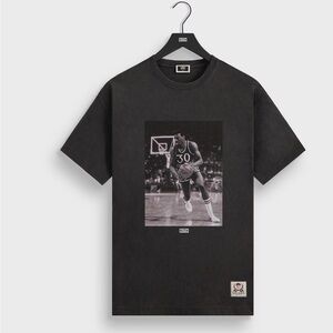 Kith Sports Black T-Shirt with Logo Patch